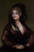 Francisco de Goya Portrait of Dona Isabel de Porcel (mk08) Sweden oil painting reproduction